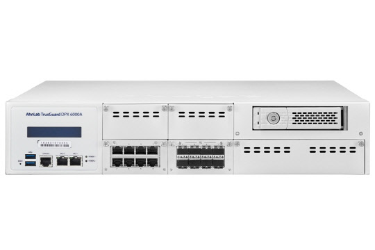 안랩의 네트워크 보안 제품군 신규모델 '트러스가드 DPX 6000A'. 안랩 제공